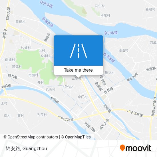 锦安路 map