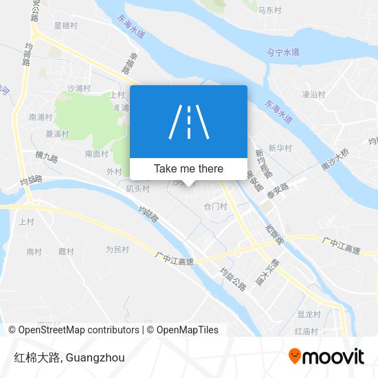 红棉大路 map