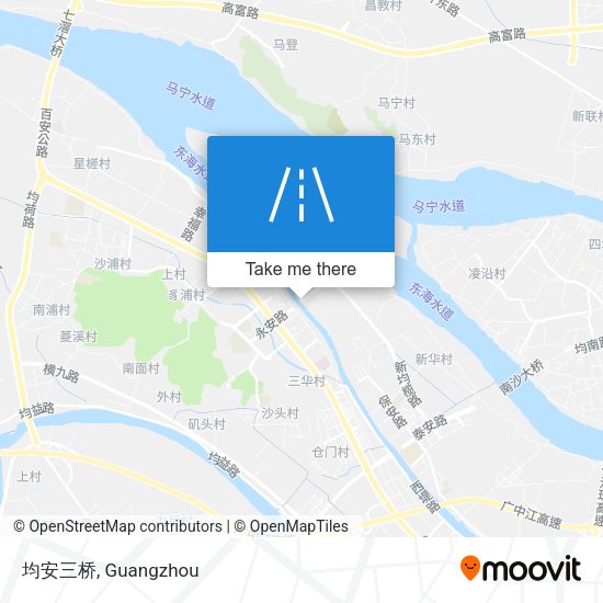 均安三桥 map