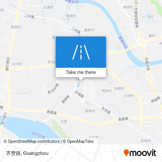 齐赞路 map