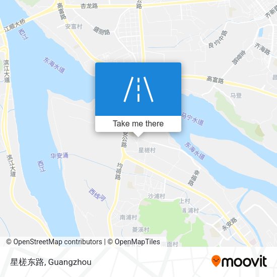星槎东路 map