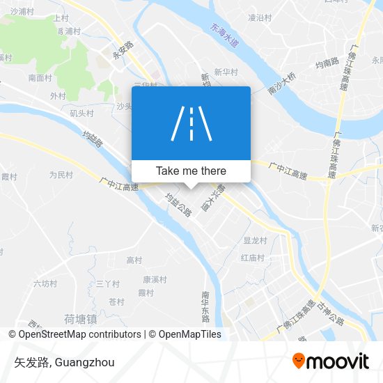 矢发路 map