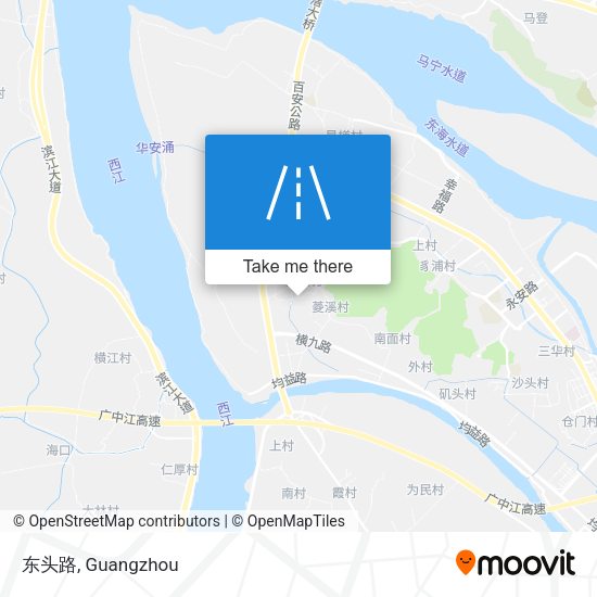 东头路 map