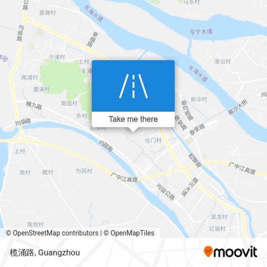 榄涌路 map