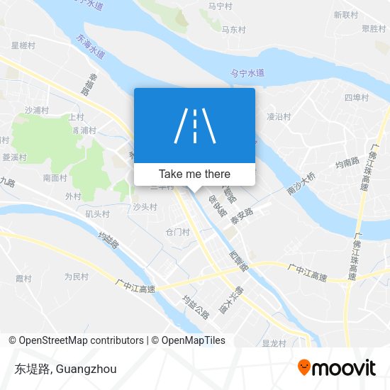 东堤路 map