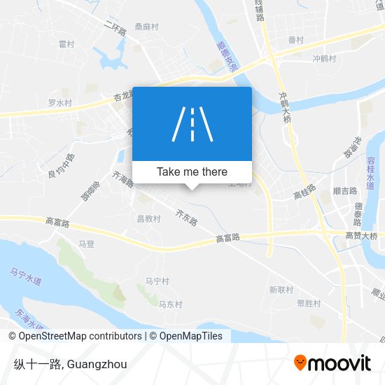纵十一路 map