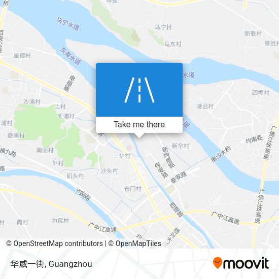 华威一街 map