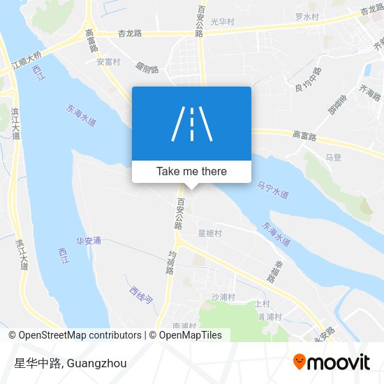 星华中路 map