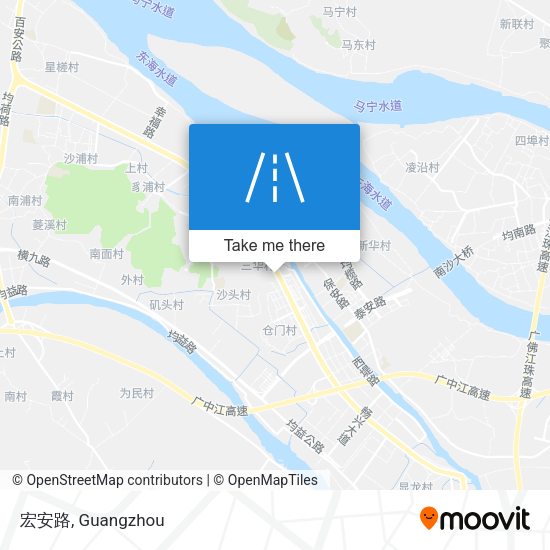 宏安路 map