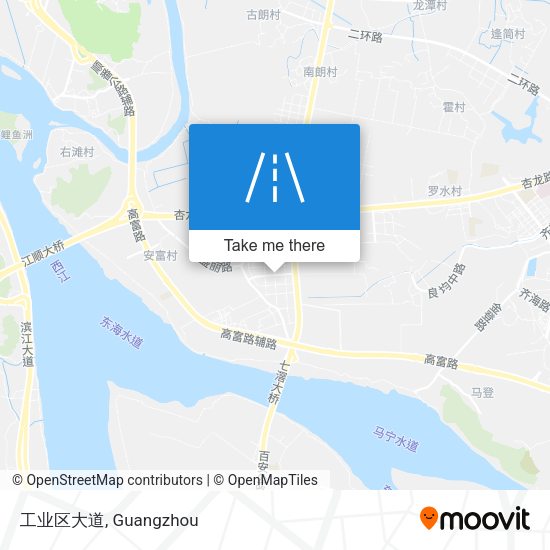 工业区大道 map