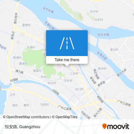 恒安路 map
