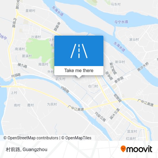 村前路 map