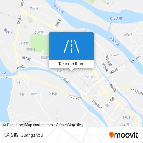 通安路 map