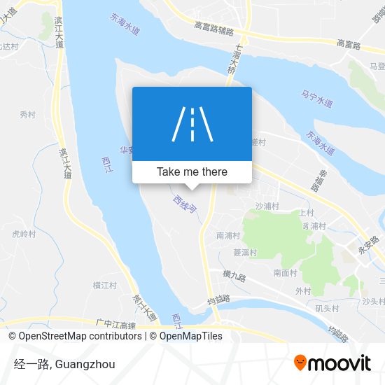 经一路 map