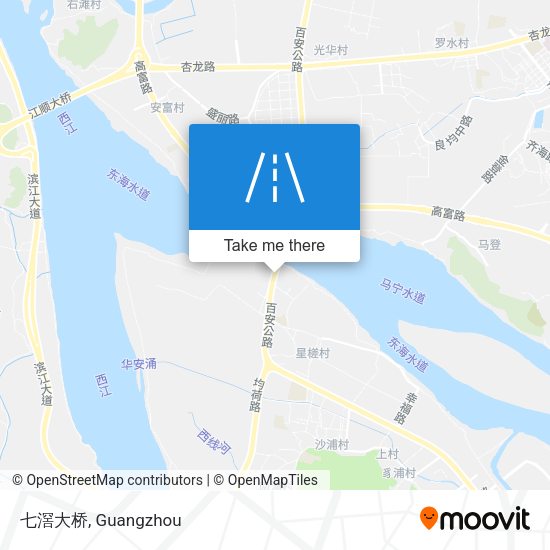 七滘大桥 map