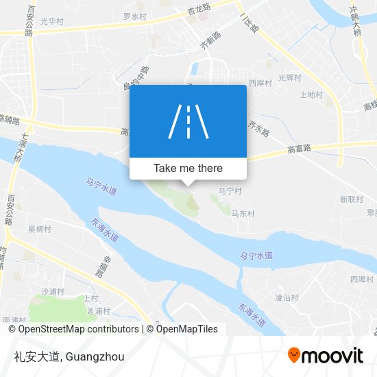 礼安大道 map