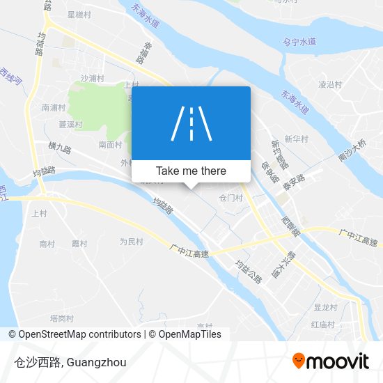 仓沙西路 map