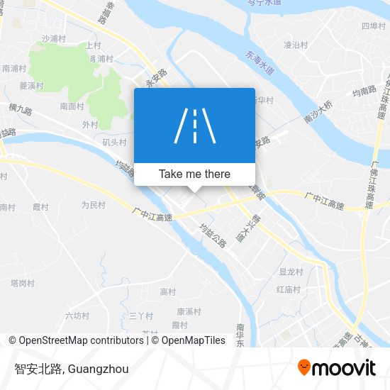 智安北路 map