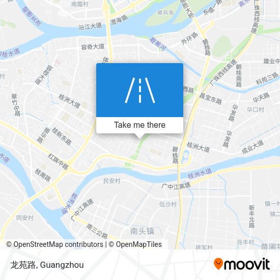 龙苑路 map