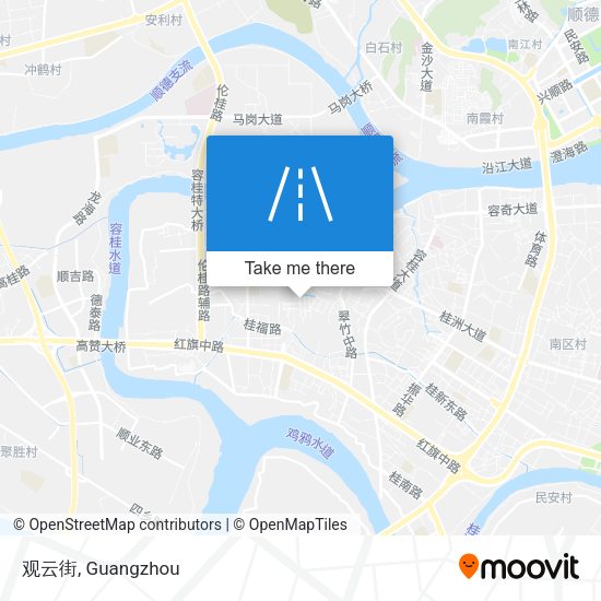 观云街 map