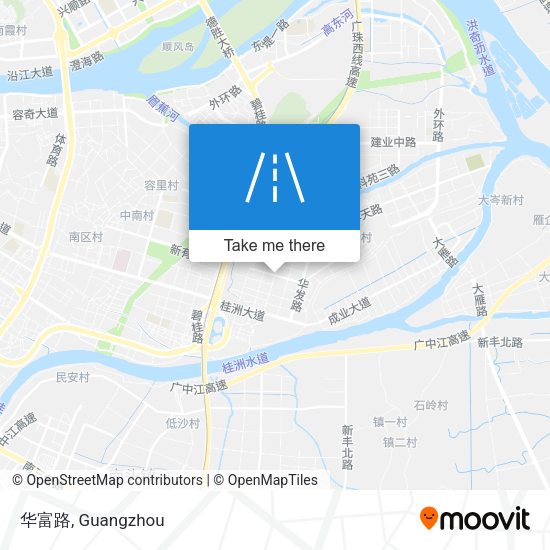 华富路 map