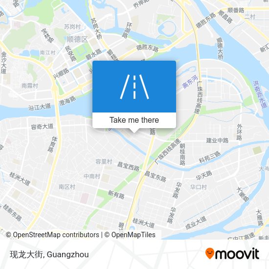 现龙大街 map