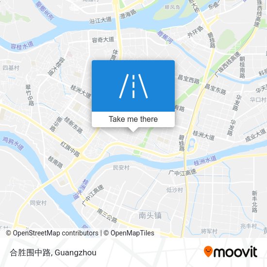 合胜围中路 map