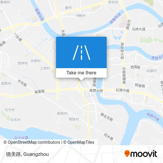 德美路 map