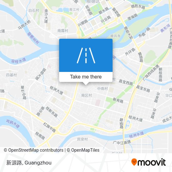新源路 map
