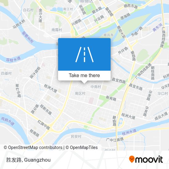 胜发路 map