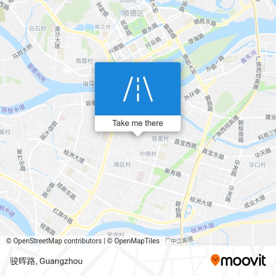 骏晖路 map