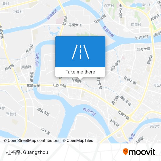 桂福路 map