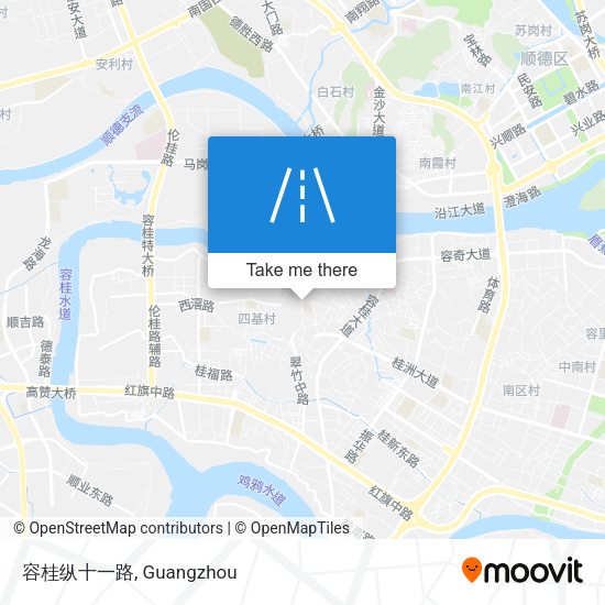 容桂纵十一路 map