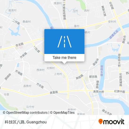 科技区八路 map