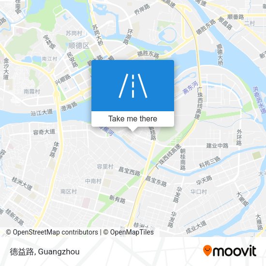 德益路 map