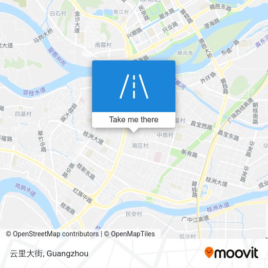 云里大街 map