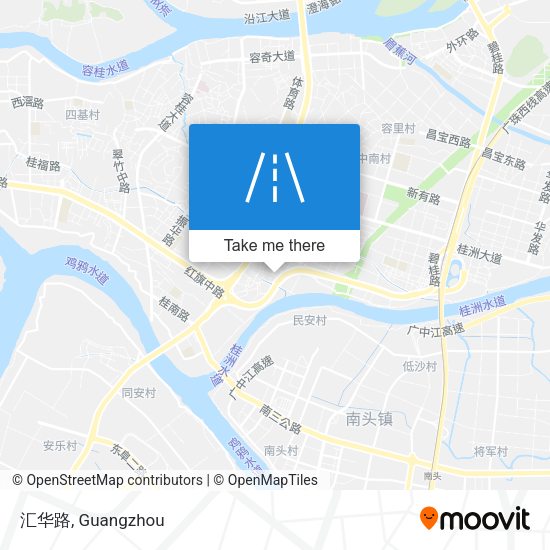 汇华路 map