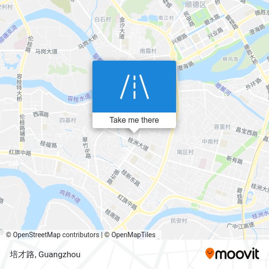 培才路 map