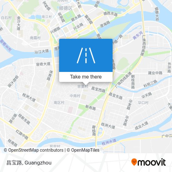 昌宝路 map