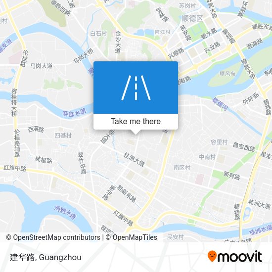 建华路 map