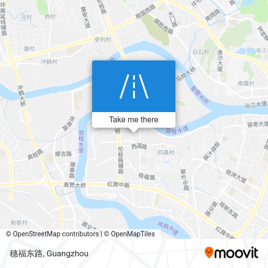穗福东路 map