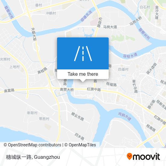 穗城纵一路 map