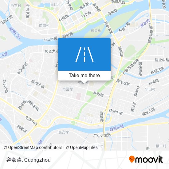 容豪路 map