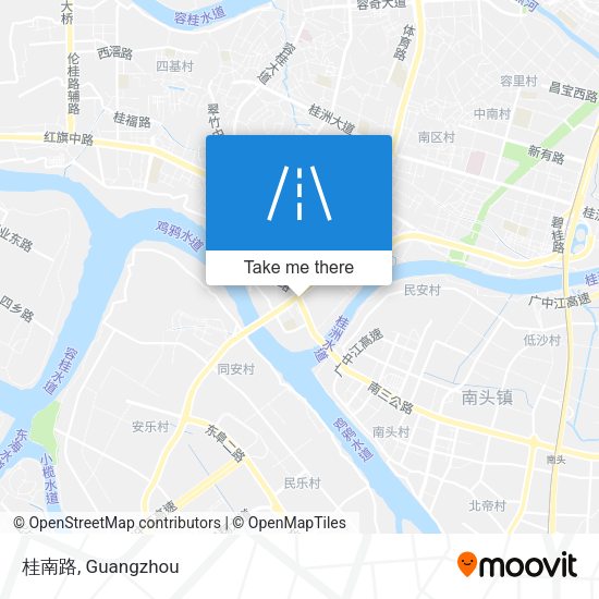 桂南路 map