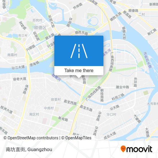 南坊直街 map