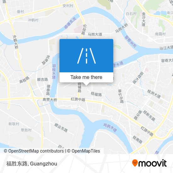 福胜东路 map