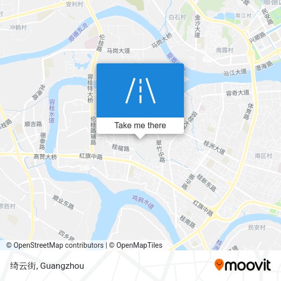 绮云街 map