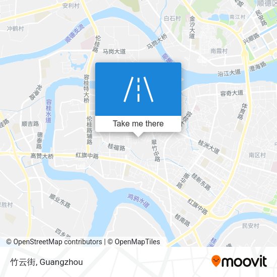 竹云街 map