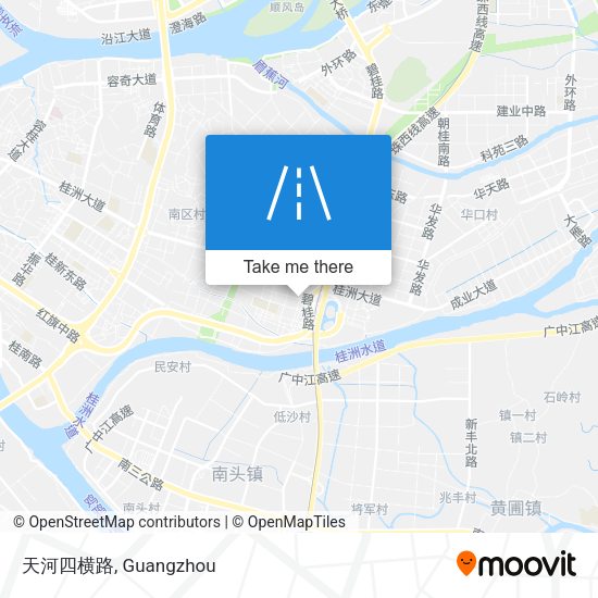 天河四横路 map