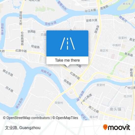 文业路 map
